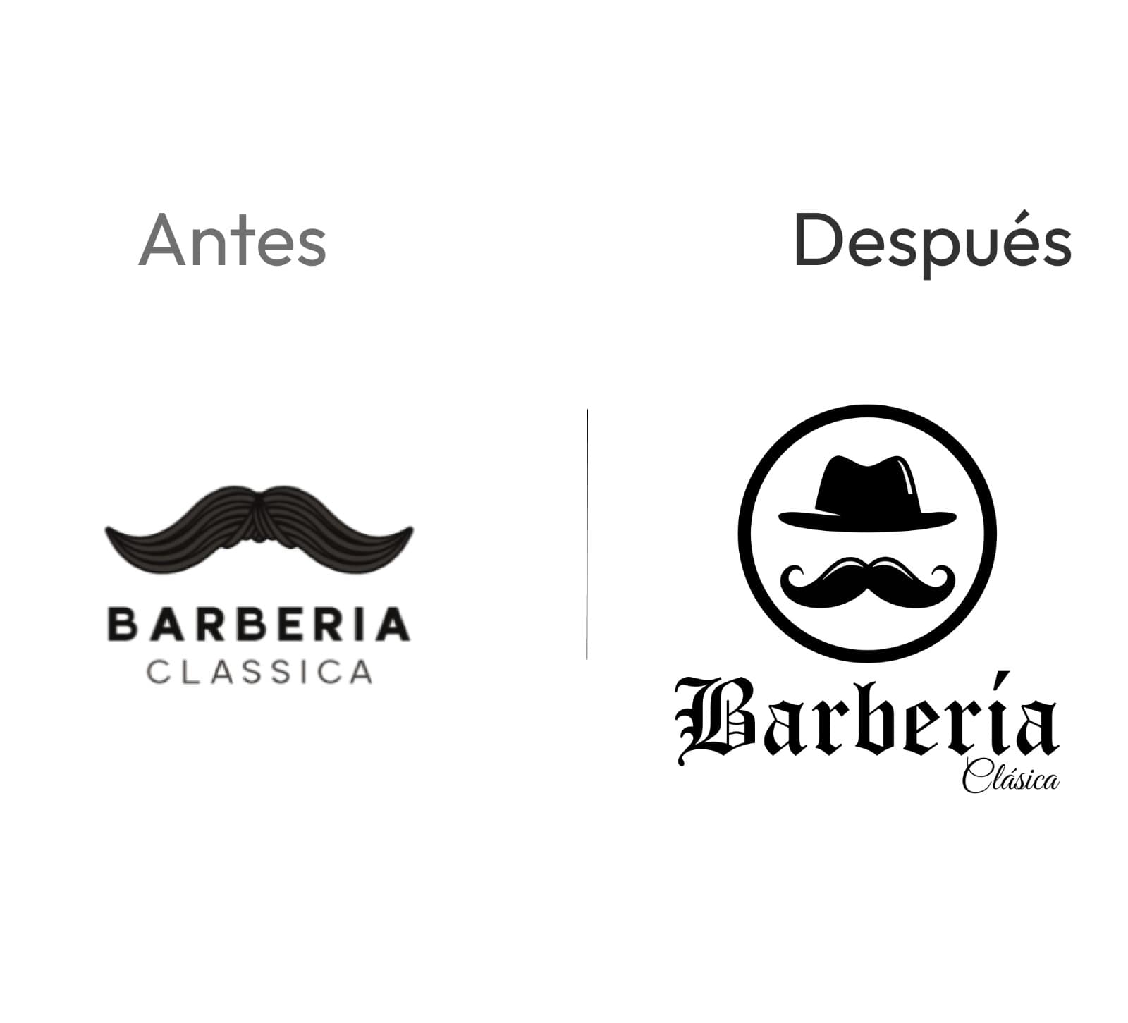Rediseño de Logo: Barbería Estilo